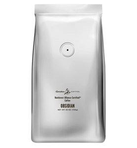 Caribou Coffee Obsidian Blend Whole Bean Coffee 2.5 lb. - 4/Case