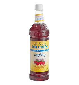 Monin Sugar Free Raspberry Flavoring / Fruit Syrup 1 Liter