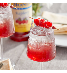 Monin Sugar Free Raspberry Flavoring / Fruit Syrup 1 Liter