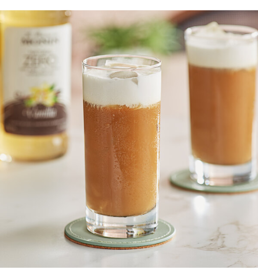 Monin Zero Calorie Natural Vanilla Flavoring Syrup 750 mL