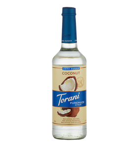Torani Puremade Zero Sugar Coconut Flavoring Syrup 750 mL