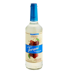 Torani Puremade Zero Sugar Cherry Flavoring Syrup 750 mL