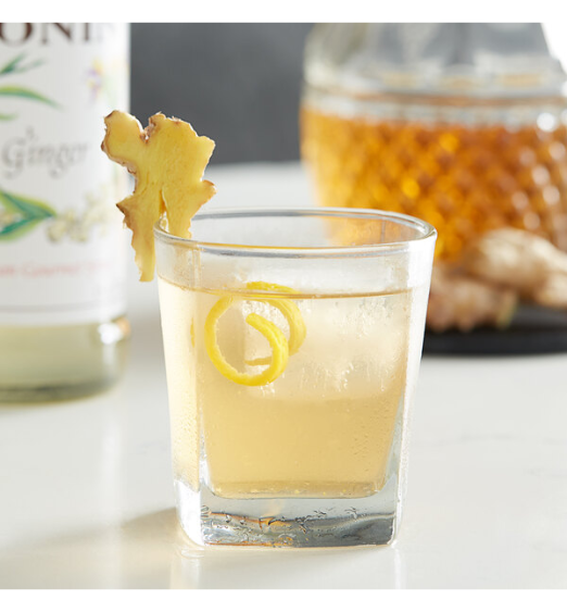 Monin Premium Ginger Flavoring Syrup 750 mL