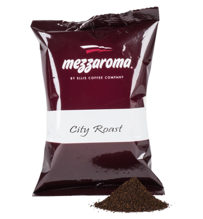 Ellis Mezzaroma 2.5 oz. City Roast Coffee Packet - 24/Case