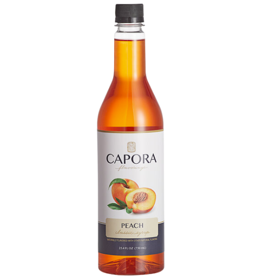 Capora Peach Flavoring Syrup 750 mL