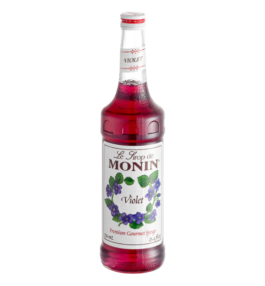 Monin Premium Violet Flavoring Syrup 750 mL