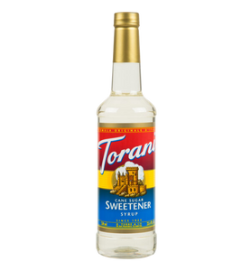 Torani Cane Sugar Sweetener Syrup 750 mL Plastic Bottle