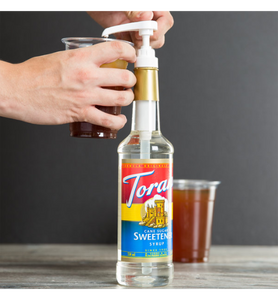 Torani Cane Sugar Sweetener Syrup 750 mL Plastic Bottle