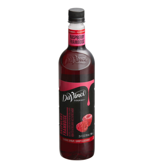 DaVinci Gourmet Classic Raspberry Flavoring / Fruit Syrup 750 mL