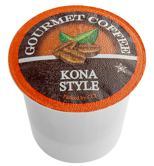 Caffe de Aroma Kona Style Coffee Single Serve Cups - 24/Box