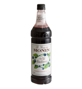 Monin Premium Wild Blackberry Flavoring Syrup 1 Liter