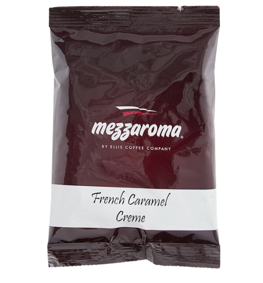 Ellis Mezzaroma French Caramel Creme Coffee Packet 2.5 oz. - 24/Case