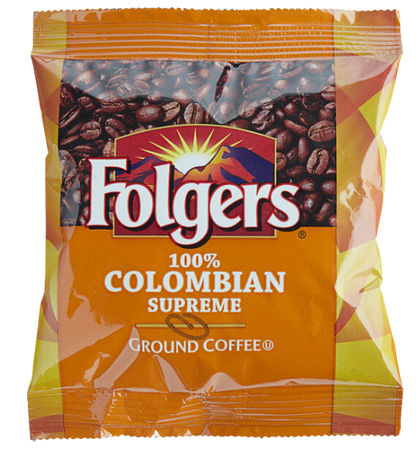 Folgers Colombian Supreme Coffee Packet 1.75 oz. - 42/Case