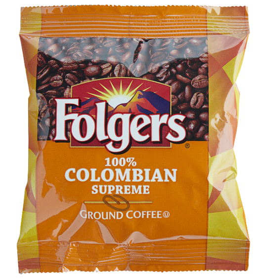 Folgers Colombian Supreme Coffee Packet 1.75 oz. - 42/Case