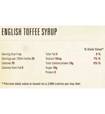 Load image into Gallery viewer, Torani English Toffee Flavoring Syrup 750 mL
