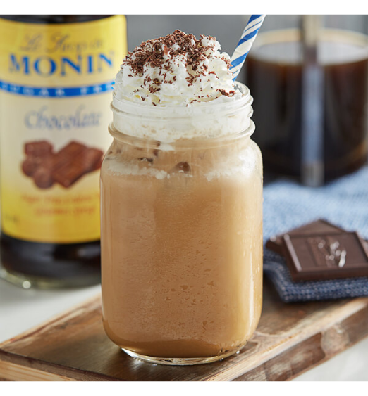 Monin Sugar Free Chocolate Flavoring Syrup 750 mL