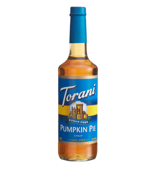 Torani Sugar Free Pumpkin Pie Flavoring Syrup 750 mL