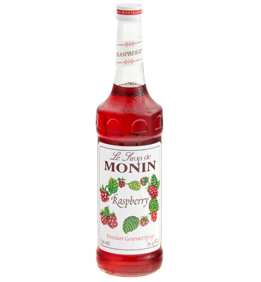 Monin Premium Raspberry Flavoring / Fruit Syrup - 750 mL