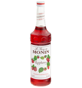 Monin Premium Raspberry Flavoring / Fruit Syrup - 750 mL
