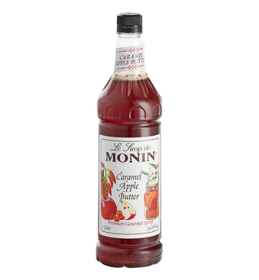 Monin Premium Caramel Apple Butter Flavoring Syrup 1 Liter