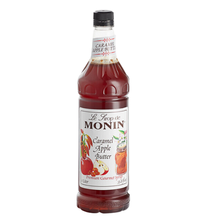 Monin Premium Caramel Apple Butter Flavoring Syrup 1 Liter