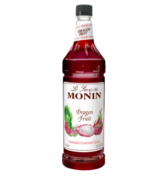 Monin Premium Dragon Fruit Flavoring Syrup 1 Liter
