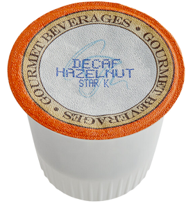 Caffe de Aroma Decaf Hazelnut Coffee Single Serve Cups - 12/Box