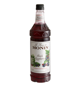 Monin Premium Black Raspberry Flavoring Syrup 1 Liter