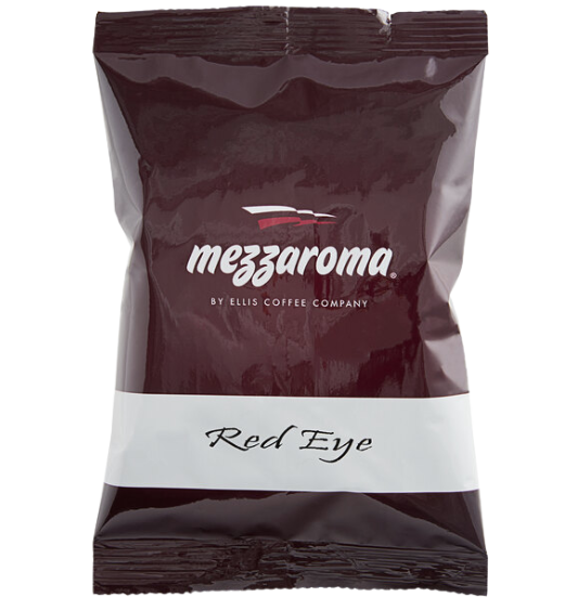 Ellis Mezzaroma Red Eye High Caffeine Coffee Packet 2.5 oz. - 24/Case