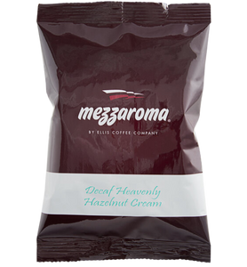 Ellis Mezzaroma Decaf Heavenly Hazelnut Coffee Packet 2.5 oz. - 24/Case