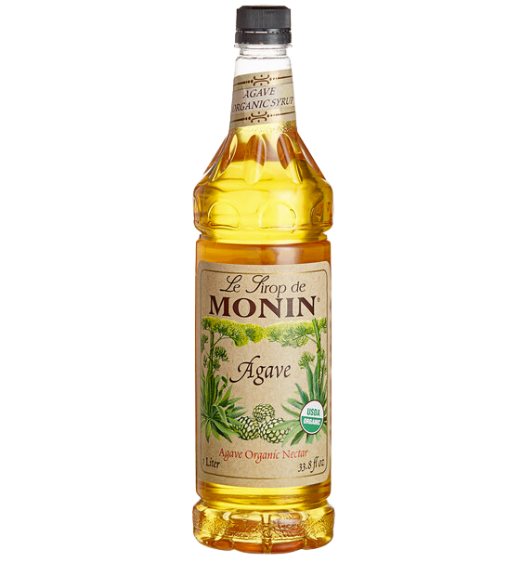 Monin Organic Agave Nectar Sweetener Syrup 1 Liter