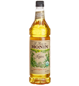 Monin Organic Agave Nectar Sweetener Syrup 1 Liter