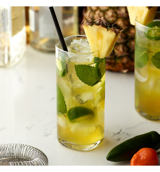 Monin Premium Chipotle Pineapple Flavoring Syrup 1 Liter