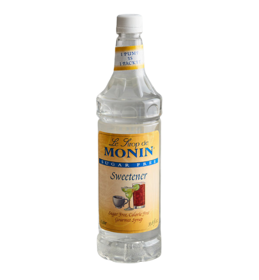 Monin Sugar Free Sweetener Syrup 1 Liter