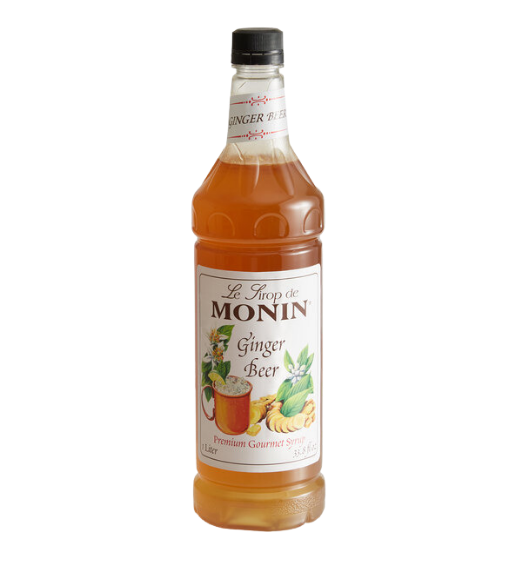 Monin Premium Ginger Beer Flavoring Syrup 1 Liter