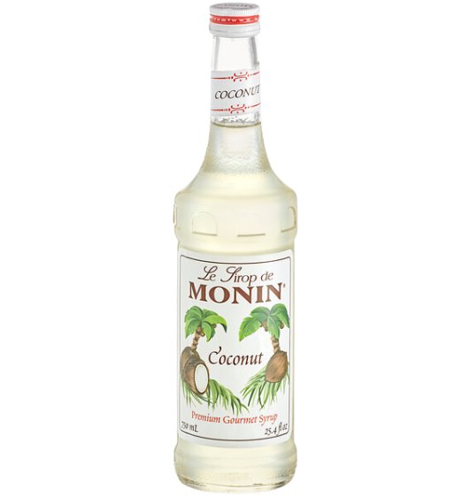 Monin Premium Coconut Flavoring Syrup - 750 mL