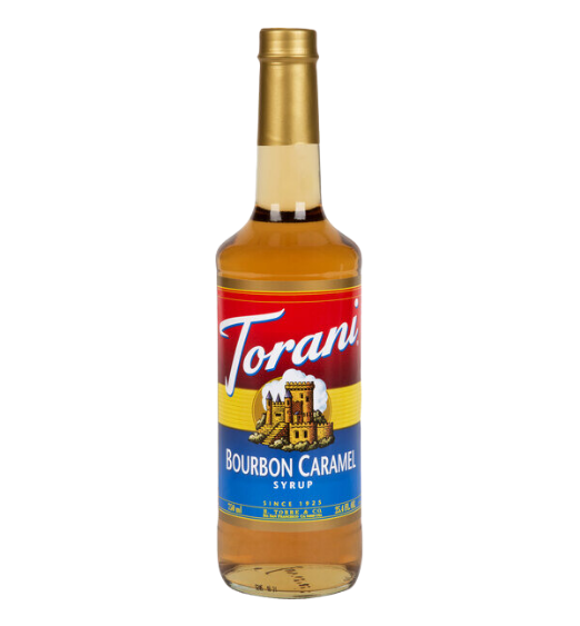 Torani Bourbon Caramel Flavoring Syrup 750 mL