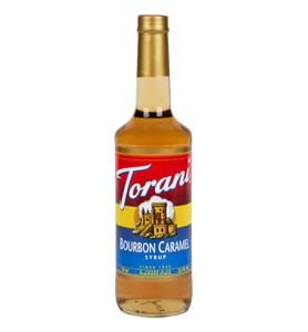Torani Bourbon Caramel Flavoring Syrup 750 mL