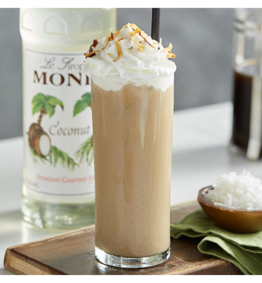 Monin Premium Coconut Flavoring Syrup - 750 mL