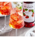 Load image into Gallery viewer, Monin Premium Strawberry Flavoring / Fruit Syrup 1 Liter
