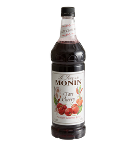 Monin Premium Tart Cherry Flavoring Syrup 1 Liter