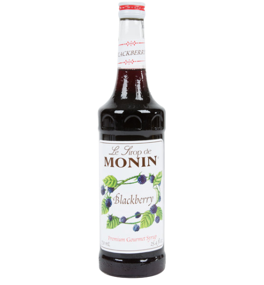 Monin Premium Blackberry Flavoring / Fruit Syrup 750 mL