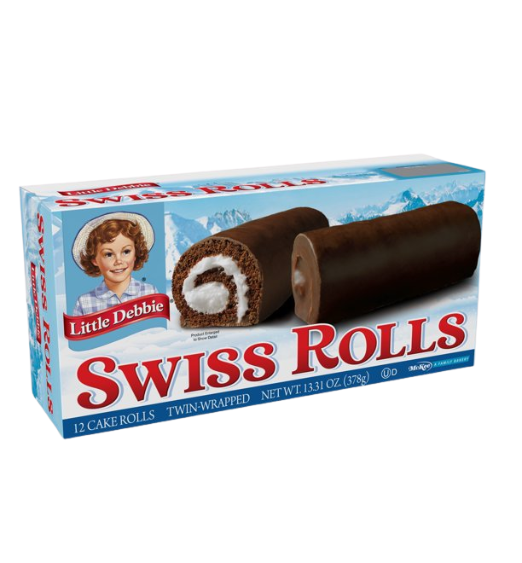 Little Debbie Swiss Rolls 12 Cake Rolls  - 6 pack