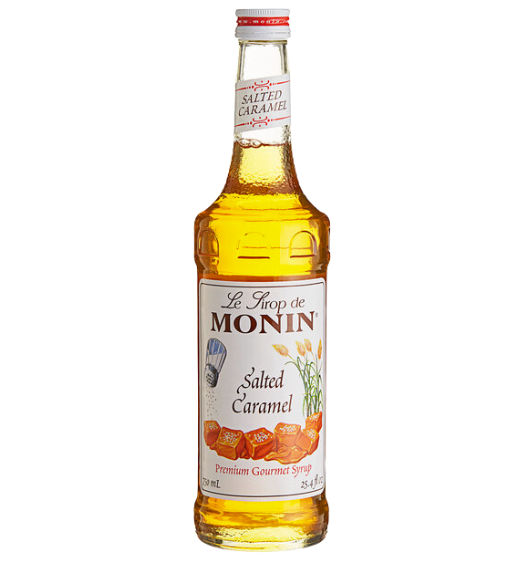 Monin Premium Salted Caramel Flavoring Syrup 750 mL
