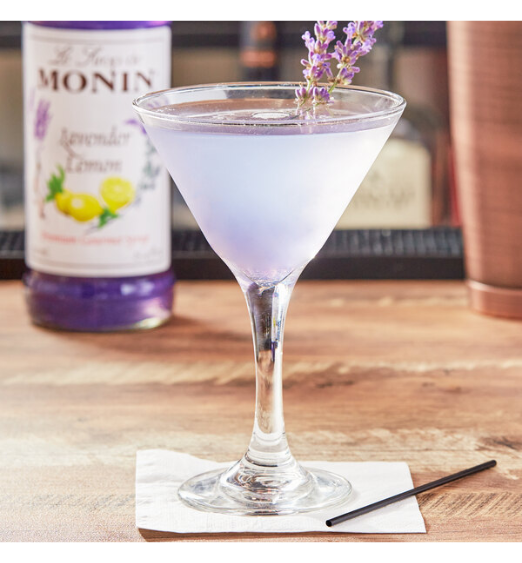 Monin Premium Lavender Lemon Flavoring Syrup 1 Liter
