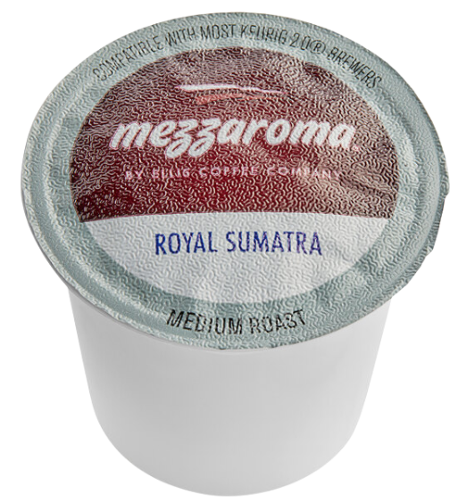 Ellis Mezzaroma Royal Sumatra Coffee Single Serve Cups - 24/Box