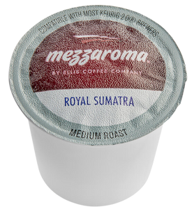 Ellis Mezzaroma Royal Sumatra Coffee Single Serve Cups - 24/Box