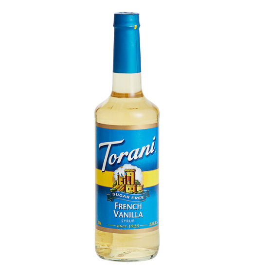 Torani Sugar Free French Vanilla Flavoring Syrup 750 mL