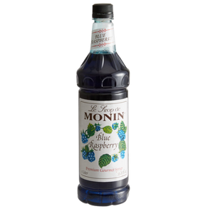 Monin Premium Blue Raspberry Flavoring Syrup 1 Liter