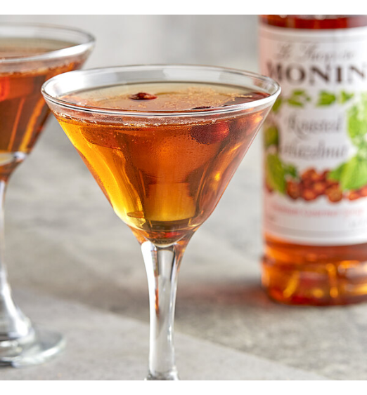 Monin Premium Roasted Hazelnut Flavoring Syrup 1 Liter